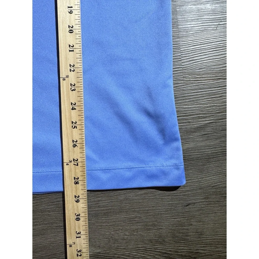 Nike Golf Dri-FIT Men's Large Blue Polo Shirt Short Sleeve JDRF Golf